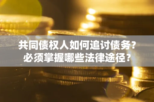 北京共同债权人如何追讨债务？必须掌握哪些法律途径？