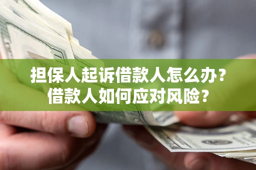 北京担保人起诉借款人怎么办？借款人如何应对风险？