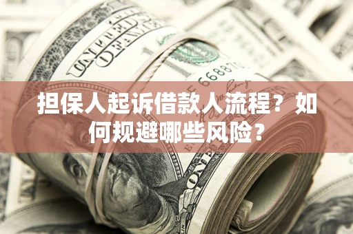 北京担保人起诉借款人流程？如何规避哪些风险？