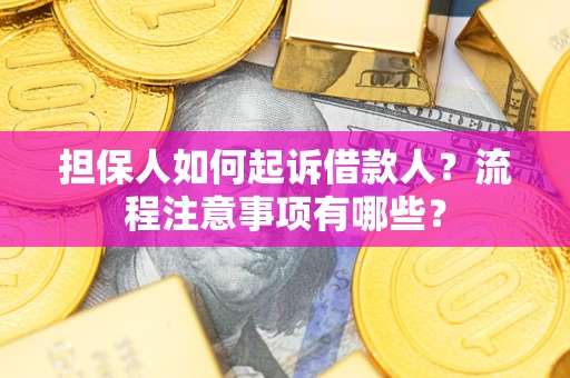 北京担保人如何起诉借款人？流程注意事项有哪些？